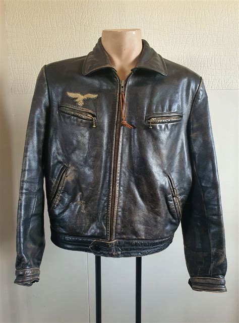 lightweight ww2 replica cotton flight jackets german|german air force flying jacket.